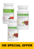 Pack x3 Instant Herbal Beverage 50 g - (CHOOSE YOUR OWN FLAVOUR)