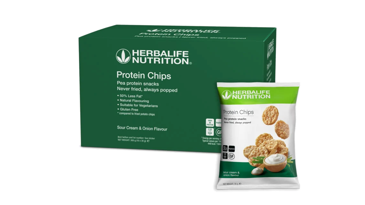 Protein Chips Sour Cream & Onion 10 x 30 g