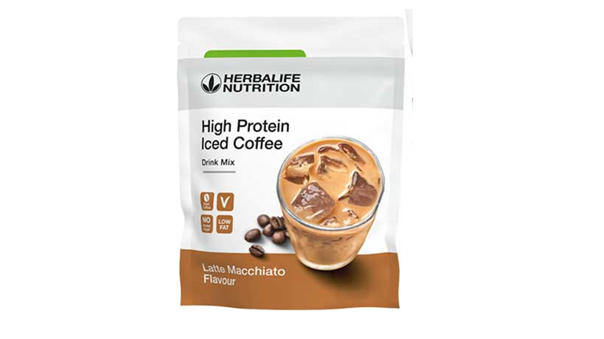 High Protein Iced Coffee - Latte Macchiato