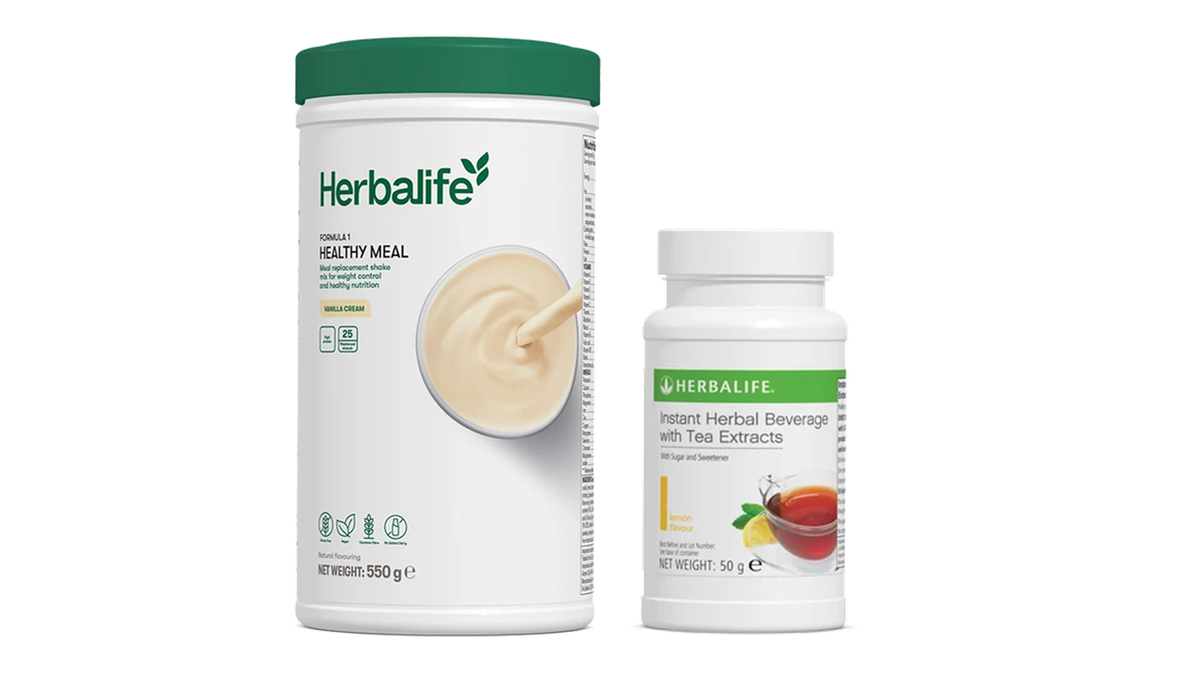 STARTER KIT: Formula 1 Nutritional Shake Mix 550 g + Istant Herbal Beverage 50 g - (CHOOSE YOUR OWN FLAVOR) FREE SHAKER & SPOON INCLUDED